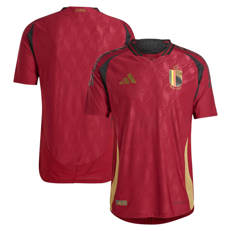 Belgium National Team adidas 2024 Home Jersey - Burgundy