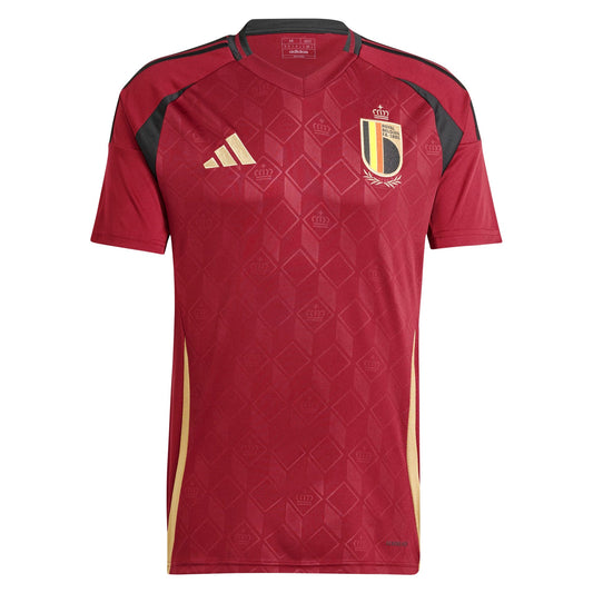 Belgium National Team adidas 2024 Home Jersey - Burgundy