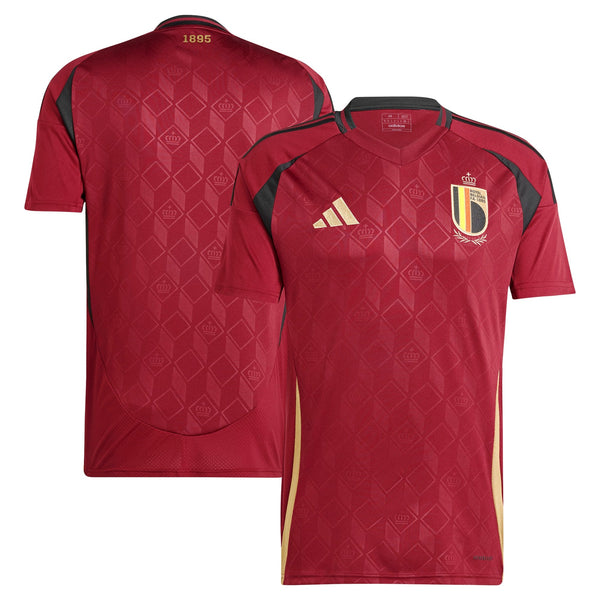 Belgium National Team adidas 2024 Home Jersey - Burgundy