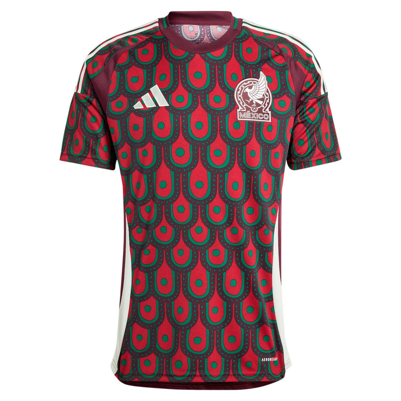 Mexico National Team adidas 2024 Home Jersey - Burgundy