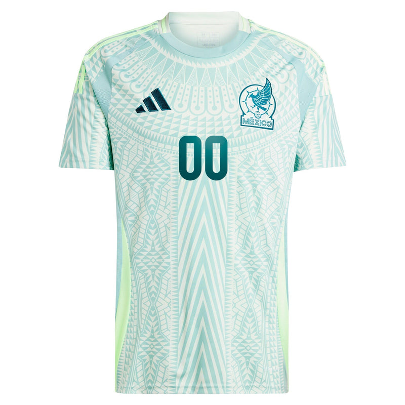 Mexico National Team adidas 2024 Away Custom Jersey - Green