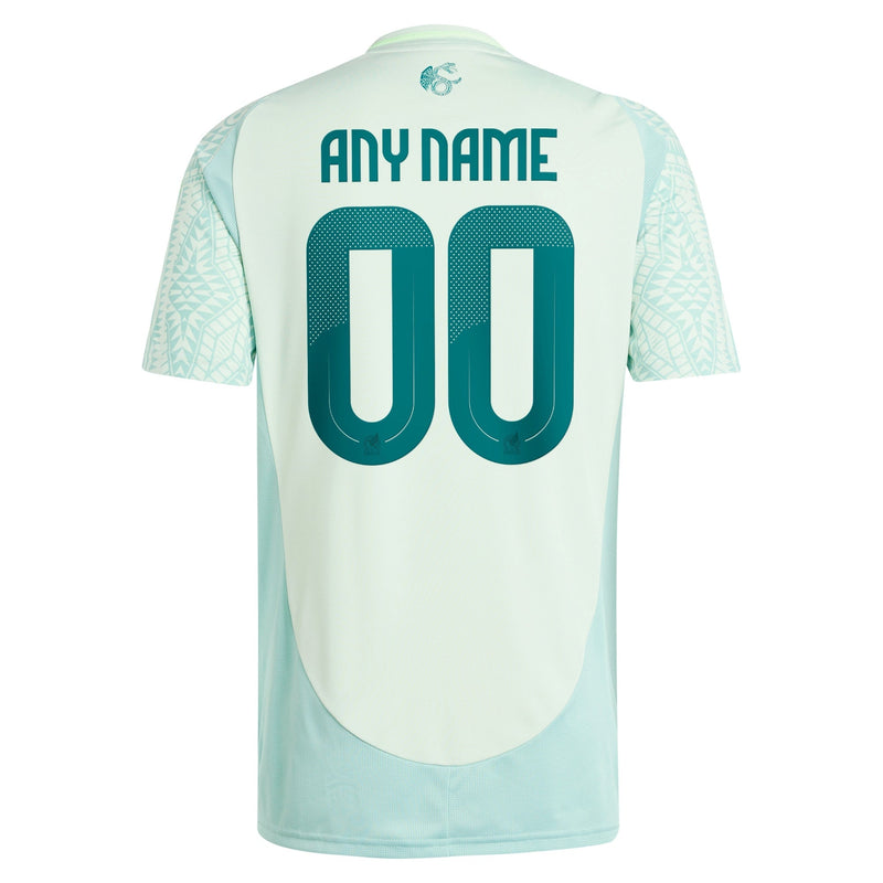 Mexico National Team adidas 2024 Away Custom Jersey - Green