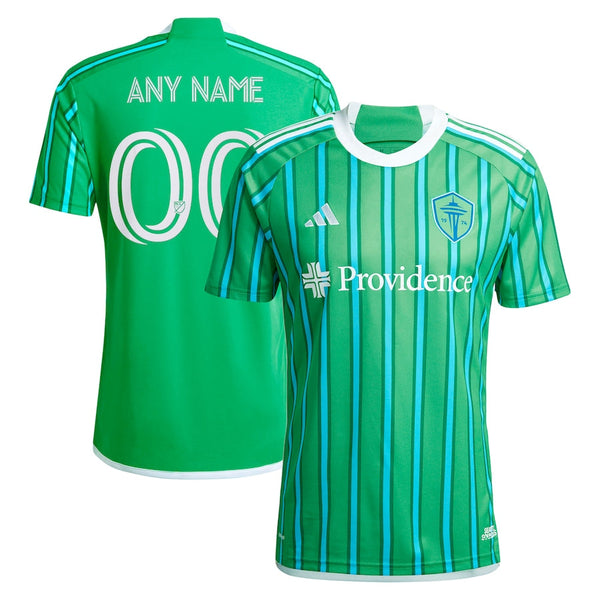 Seattle Sounders FC adidas 2024 The Anniversary Kit Custom Jersey – Green