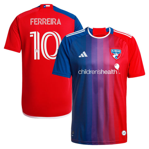 Jesus Ferreira FC Dallas adidas 2024 After Burner Player Jersey – Navy