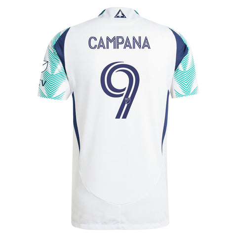 Leonardo Campana Revolution adidas 2025  New England Player Jersey - White