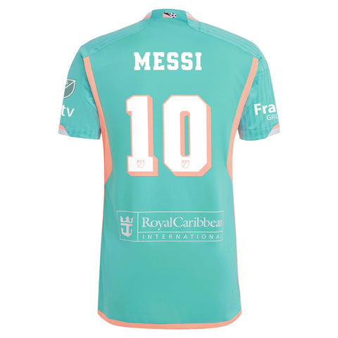 Lionel Messi Inter Miami CF adidas 2024 Archive  Jersey - Aqua