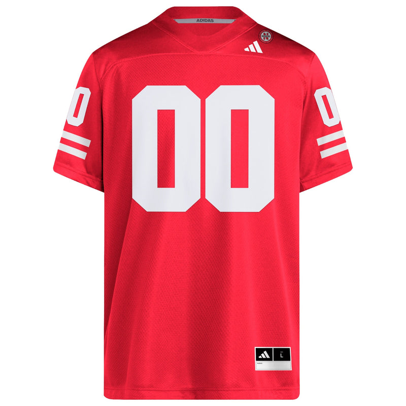 Nebraska Huskers adidas Pick-A-Player NIL Football Jersey - Scarlet