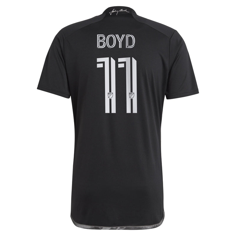 Tyler Boyd Nashville SC adidas 2024 Man In Black Kit Player Jersey - Black