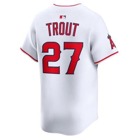 Mike Trout Los Angeles Angels Nike Home Limited Player Jersey - White