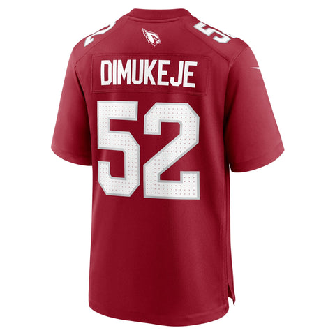 Victor Dimukeje Arizona Cardinals Nike Team Game Jersey - Cardinal