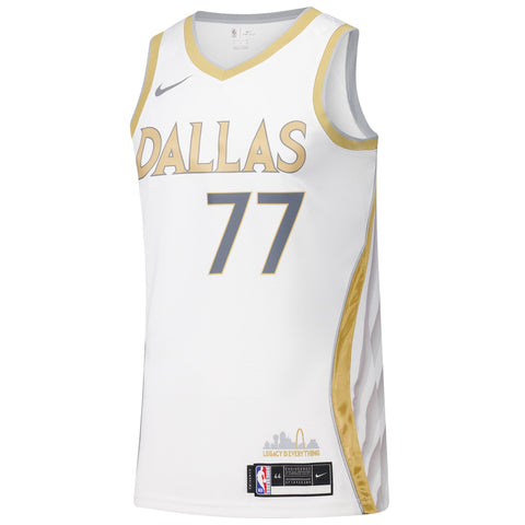 Dallas Mavericks Nike Swingman Player Jersey - City Edition - White