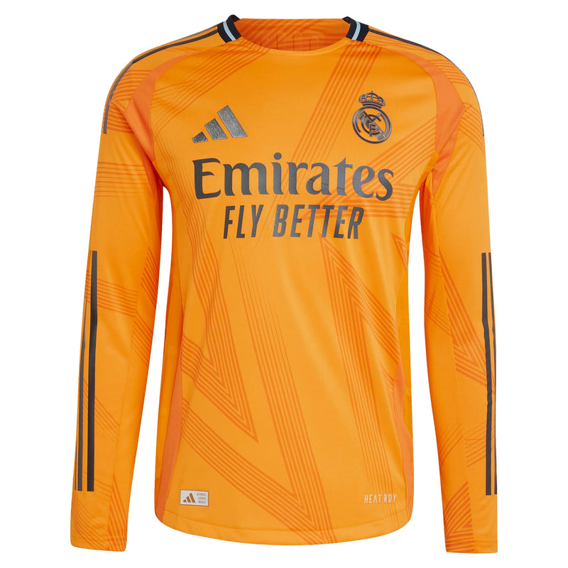 Real Madrid adidas Away Authentic Shirt 2024-25 - Long Sleeve with Bellingham 5 printing