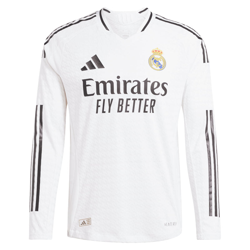 Real Madrid adidas Home Authentic Shirt 2024-25 - Long Sleeve