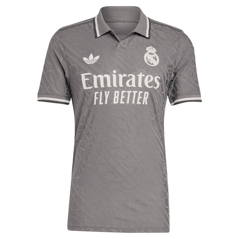 Real Madrid adidas Third Authentic Shirt 2024-25 with MBAPPE printing