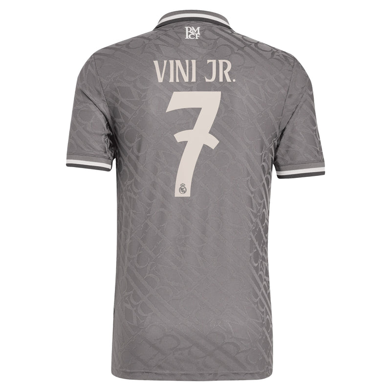 Real Madrid adidas Third Authentic Shirt 2024-25 with Vini Jr. 7 printing