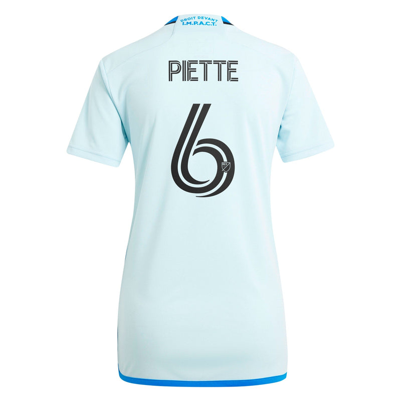 Samuel Piette CF Montreal adidas Women's 2024 La Main Player Jersey – Light Blue