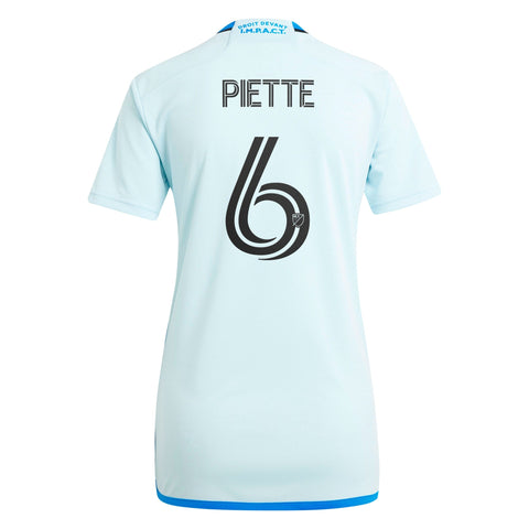 Samuel Piette CF Montreal adidas Women's 2024 La Main Player Jersey – Light Blue
