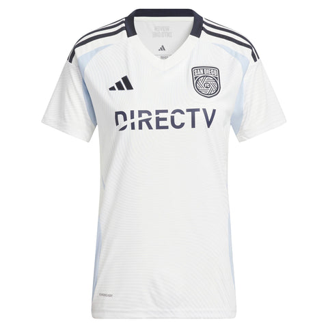 San Diego FC adidas 2025 Woven Into One Custom Jersey - White
