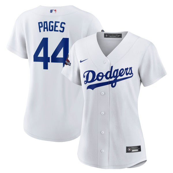 Andy Pages Los Angeles Dodgers Nike Women's 2024 World Series Champions Home Player Jersey - White