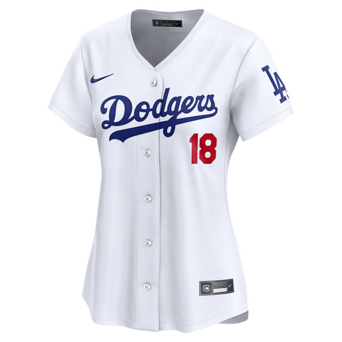 Yoshinobu Yamamoto Los Angeles Dodgers Nike Women's Home Limited Player Jersey - White