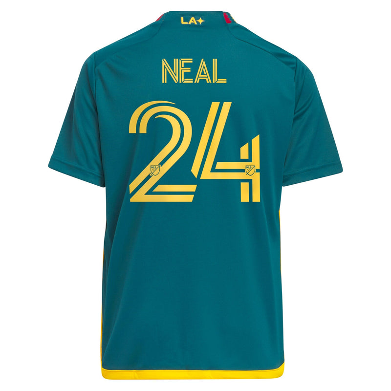 Jalen Neal LA Galaxy adidas Youth 2024 LA Kit Player Jersey - Green