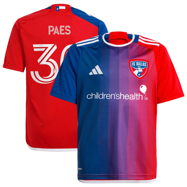 Maarten Paes FC Dallas adidas Youth 2024 After Burner Player Jersey – Navy