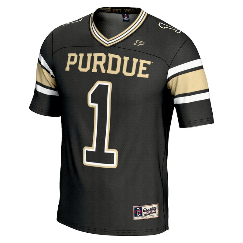 #1 Purdue Boilermakers GameDay Greats Youth Endzone Football Jersey - Black