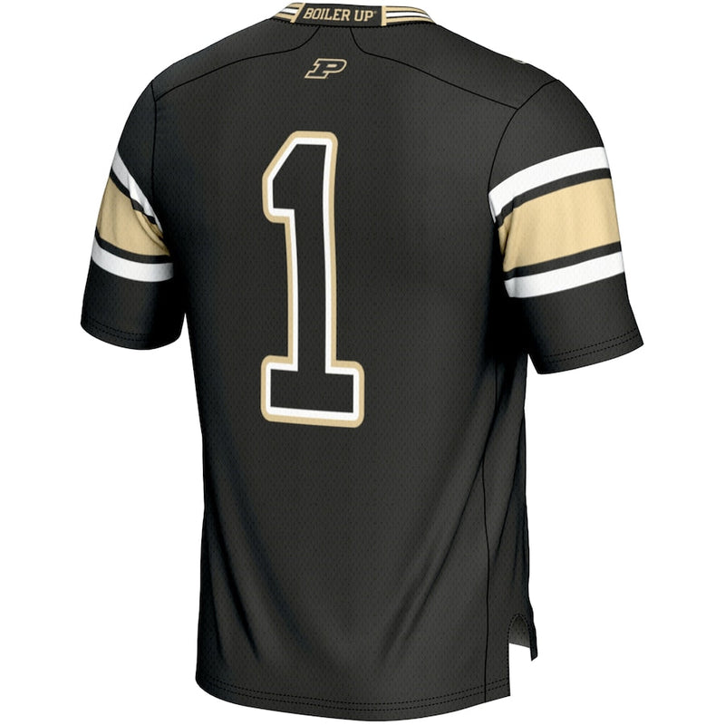 #1 Purdue Boilermakers GameDay Greats Youth Endzone Football Jersey - Black