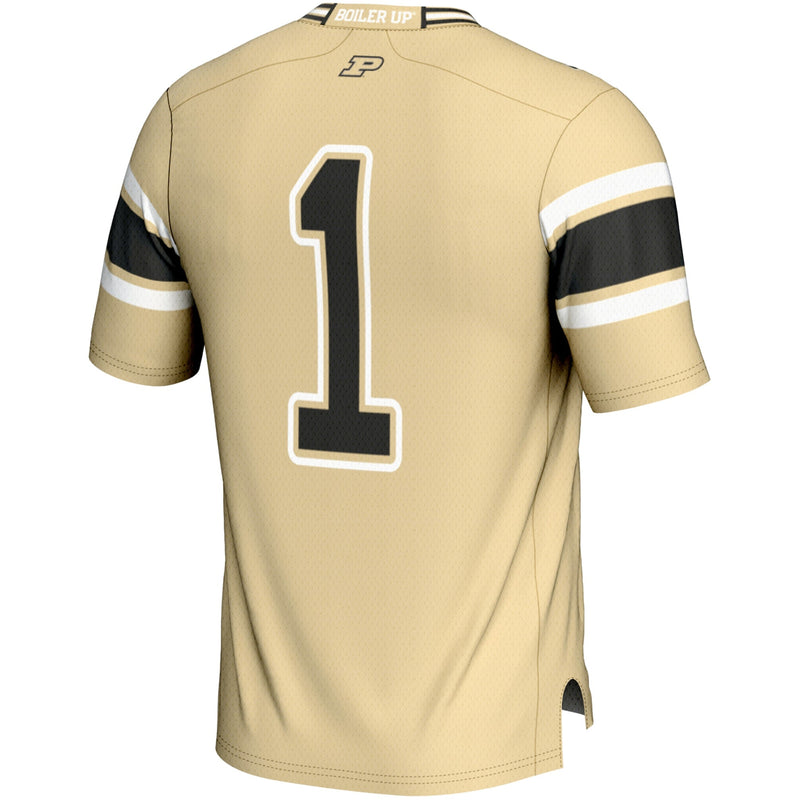 #1 Purdue Boilermakers GameDay Greats Youth Endzone Football Jersey - Gold