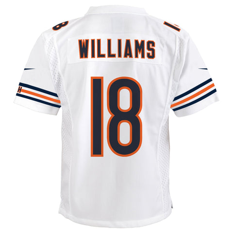 Caleb Williams Chicago Bears Nike Youth White Game Jersey - White